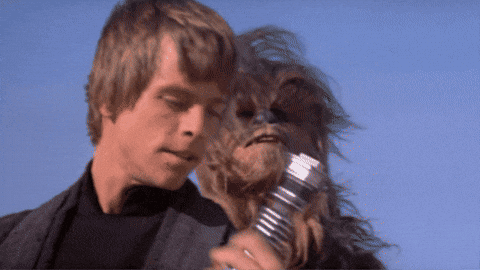 wasko_ltd giphygifmaker green star wars luke GIF