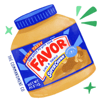 Peanut Butter Shield Sticker by The Commandment Co
