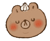 Happy Bear Sticker