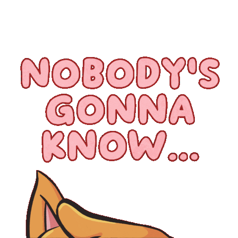 Slip Away Sticker by VeeFriends