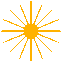 Summer Sun Sticker by aabenbryg
