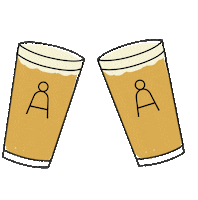 aabenbryg cheers aabenbryg beercheers aaben Sticker