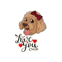 Love You Dogs Sticker by Milagency