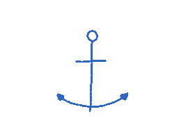 Hamburg Anchor Sticker by Lisawebdesign