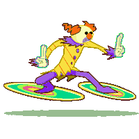clown balloon Sticker