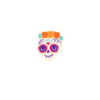 Skull Dulce Sticker by Smile Pill