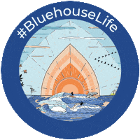 bluehouseworld vegan marketplace conscious bluehouse Sticker