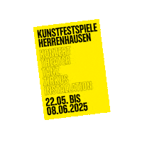 KunstFestSpieleHerrenhausen kunstfestspiele kfs25 kunstfestspieleherrenhausen Sticker