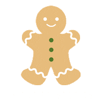 Christmas Gingerbread Sticker by Kitchen Stories