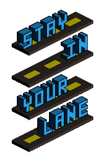 Typography Letters Sticker