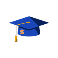 Graduation Cap Sticker by Syracuse University