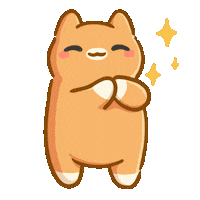 Plumpybean happy cat wow amazing Sticker