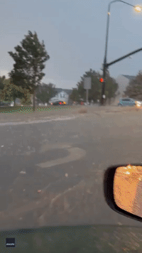 Roads Closed as Heavy Rain Causes Flooding in Northern Utah