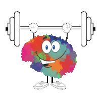 Brain Sticker by greatlakesneurofeedback