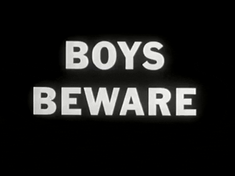 scottok giphygifmaker filmstrip boys beware GIF
