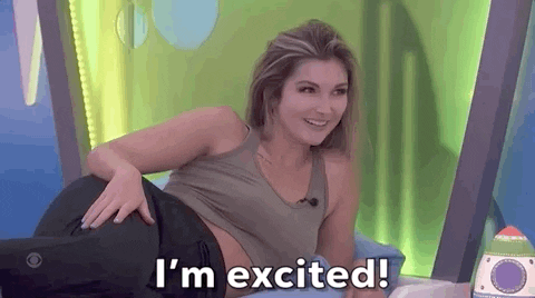 Im Excited GIF by Big Brother
