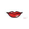 Red Lips Love GIF by da sachin