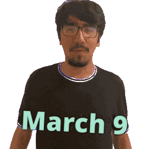 March 9Th Sticker