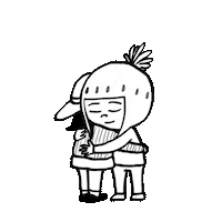 I Love You Hug Sticker by RainToMe