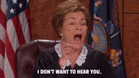 I Don't Want To Hear You
