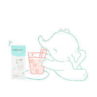 Love It Drink Sticker by Hydrokyoot