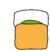 Good Night Morning Sticker by Kibbi