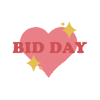 Greek Life Heart Sticker by B-Unlimited