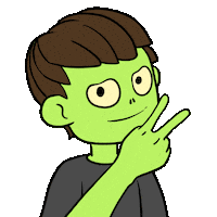 Scared See Ya Sticker by Deadbeat