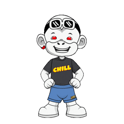 Chill Out Sticker by Zhot