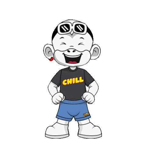 Chill Out Sticker by Zhot
