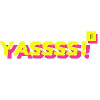 Yas Yes Sticker by Rebellion