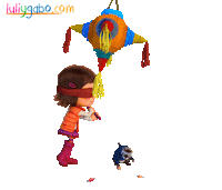 fiesta pinata Sticker by Luli y Gabo