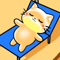 Cat Resting GIF by Mochimons