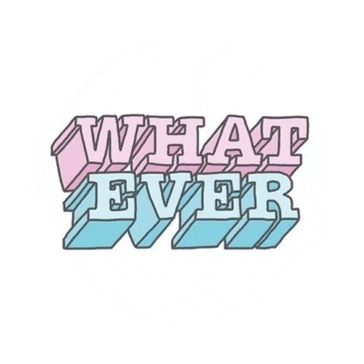 whatever STICKER by imoji