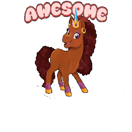 Awesome Congrats Sticker by Afro Unicorn