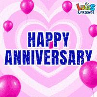 Happy Anniversary Work GIF by Lucas and Friends by RV AppStudios