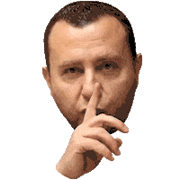 Chris_Kavallaris silence shhh accountant λογιστής Sticker