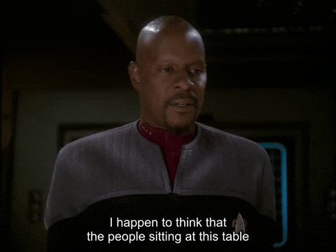 Sitting Star Trek GIF by Goldmaster