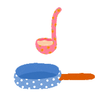 Baking Frying Pan Sticker