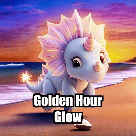Sunset GIF by Divineasaur