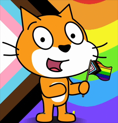 Nhsgyt50 giphyupload cat rainbow pride GIF