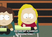 bebe stevens writing GIF by South Park 