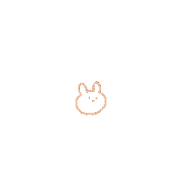 Smallyingg heart aesthetic bunny deco Sticker