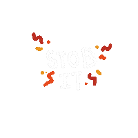 Smallyingg bts text white stop Sticker