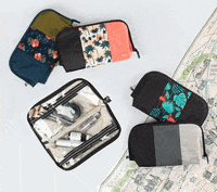 LugLife travel florals luglife travelbag GIF