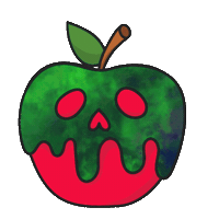 Snow White Halloween Sticker