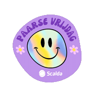 Paarse Vrijdag Sticker by Scalda