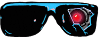 sunglasses terminator Sticker by Studios Stickers