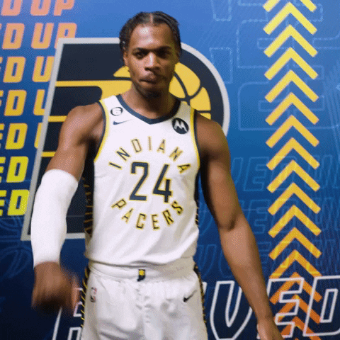 Buddy Hield Mic Drop GIF by Indiana Pacers