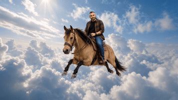 Cowboy Cheval GIF by Morphaius